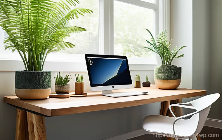 바이오필릭 주거의 비용 효율성 - **A Serene, Sun-Drenched Living Room with Maximized Natural Light and Lush Greenery.**
    *   **Des...